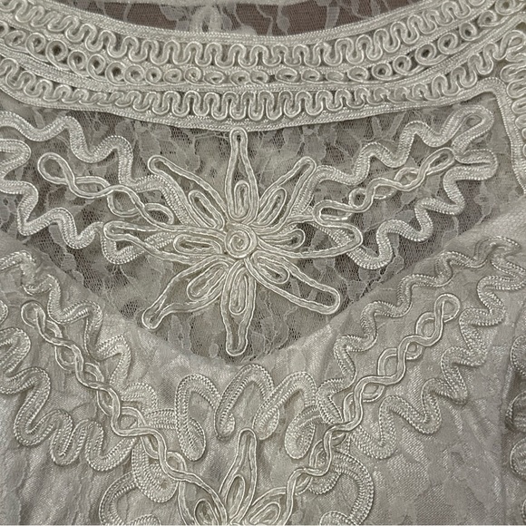 Cinderella Divine White Cocktail Lace‎ Overlay Dress Large - Picture 4 of 6